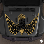 "Golden Eagle- Vanguard" (Black Storm) JL / JT / JK hood