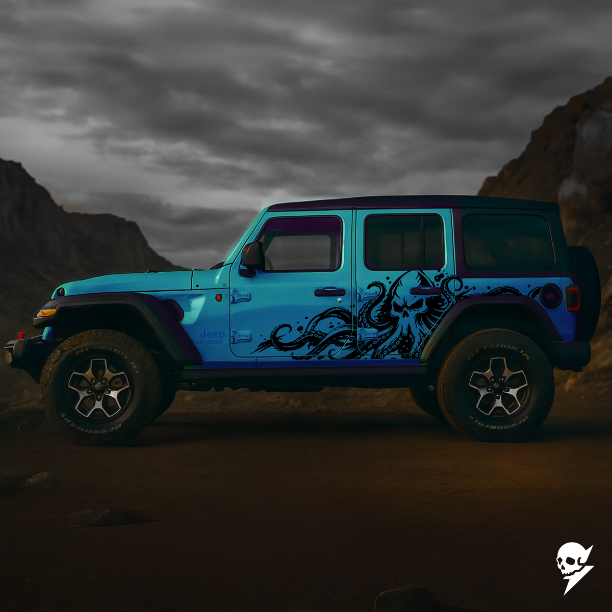 "Kraken Wrath" JL/JK side graphics
